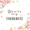 Duni servetten hearts favour 33x33 cm | 12 stuks