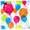 Servetten splash balloons 33x33 cm | 4 stuks