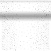 Duni 3-in-1 xmas star silver stardust 40 x 480 cm | 2 stuks