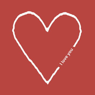 Duni servetten i love you 33x33 cm | 12 stuks