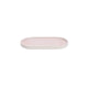Bord ovaal coco 20.5 x 11.5 cm roze | 6 stuks