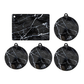 No brand inductie beschermingsset 5 delig 2xø22+2xø24+ 35x25 cm | 2 stuks
