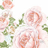 Duni servetten rose glory 24x24 cm | 12 stuks