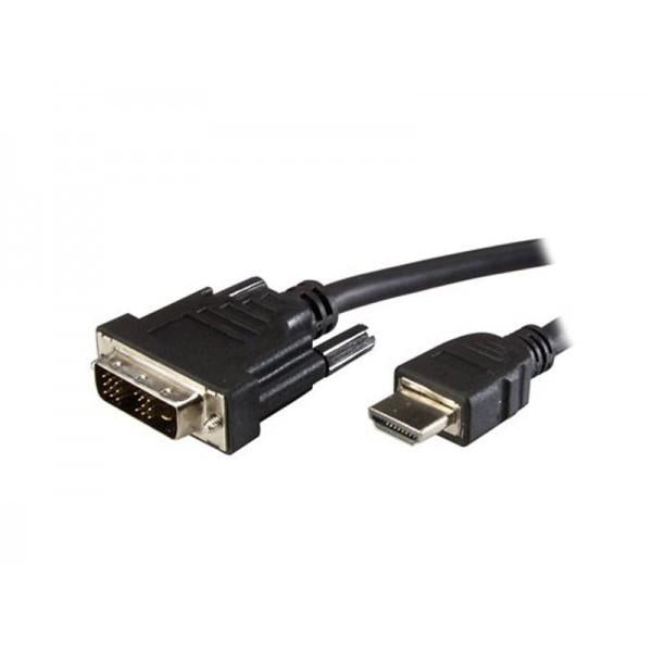 Adj adj adjbl21995552 a v cable, dvi->hdmi high speed, m m, 5m, black