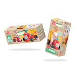 Falk looptractor maurice met trailer rood - afbeelding 2