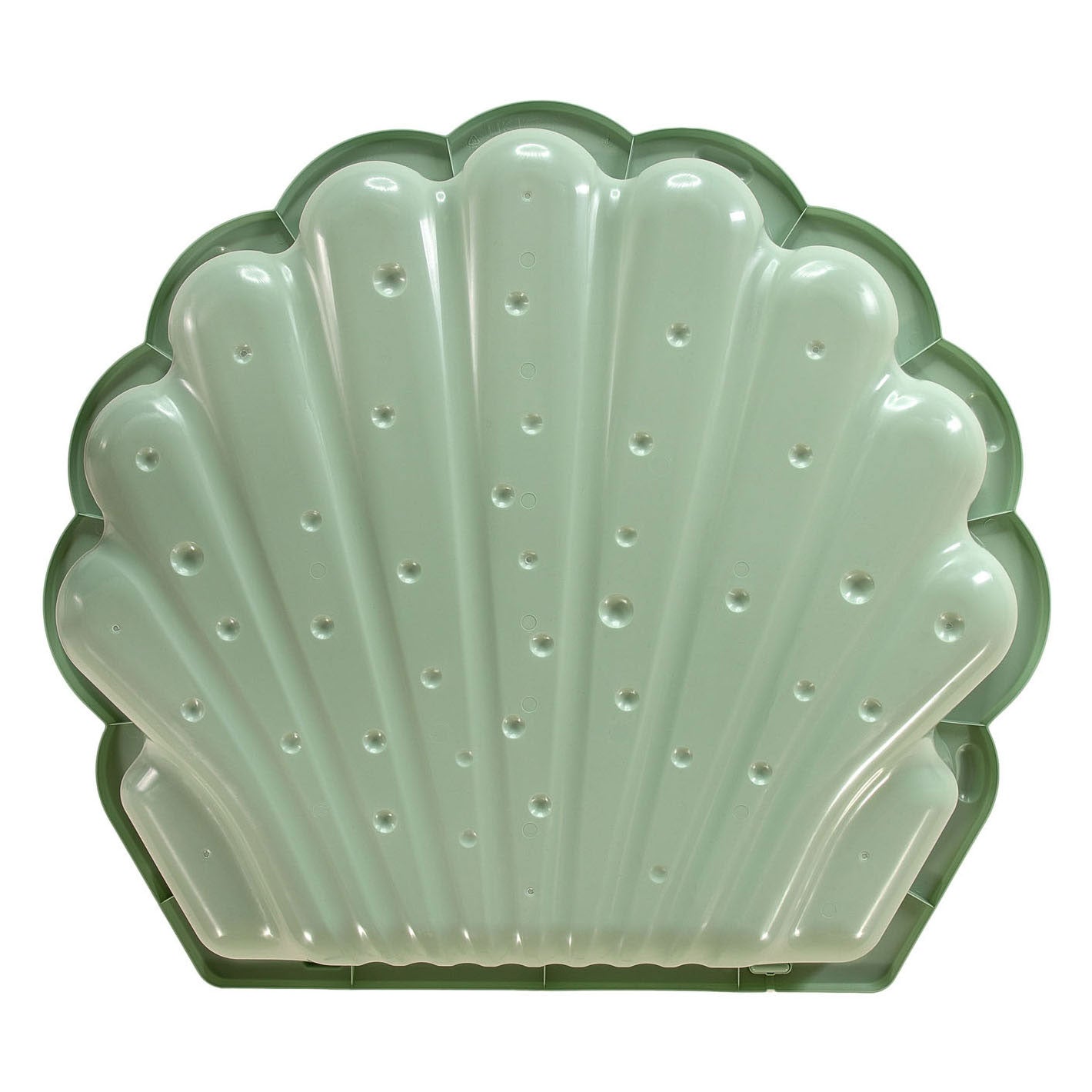 Zand- en waterschelp groen pastel - 2dlg.