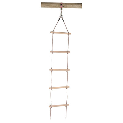 SwingKing Swingking Touwladder met Houten Treden, 190cm