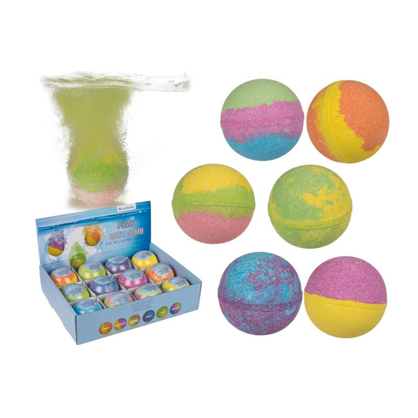 Out of the blue fizzy bad bruisbal 180g colourful