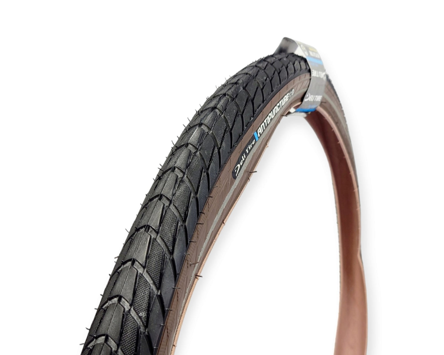 Deli tire buitenbanddeli 28x2.00 50-622 zw bruin breaker