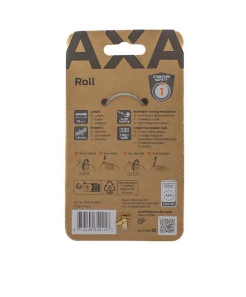 Axa slot kabelslot roll 75 1,6mm