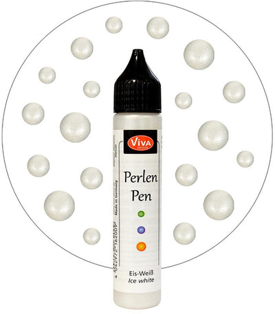 Viva parelpen ijswit