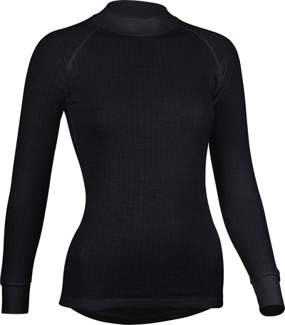 Avento thermoshirt lange mouw - vrouwen - zwart - maat 36