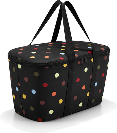 Reisenthel coolerbag koeltas - polyester met aluminium voering - 20l - dots zwart