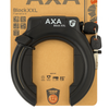 Axa ringslot block xxl - zwart - uitneembare sleutel - winkelverpakking