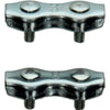 Mack 1006900 - 2 staaldraadklemmen duplex verzinkt 2-3mm bl | 5 stuks