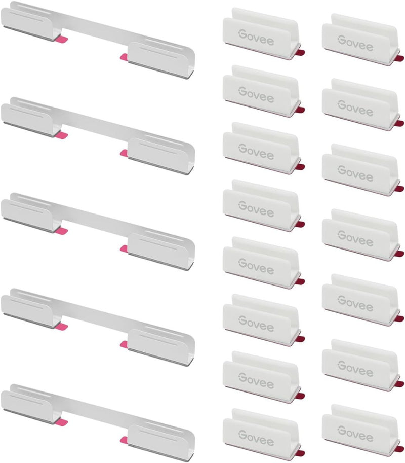 Govee witte montageclips neon rope light 2 - set van 20 clips