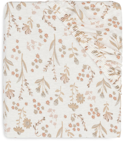 Jollein baby - hoeslaken wieg jersey 40 50x80 90cm - babybed - zacht katoen - bloomy