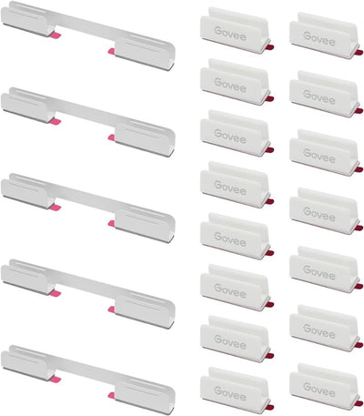 Govee witte montageclips neon rope light 2 - set van 20 clips