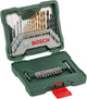 Bosch x-line boorset - 30-delig - titanium plus serie - voor hout, metaal en steen