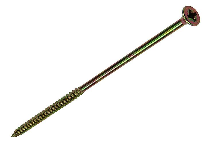 Mack 1006989 - spaanplaatschroef vz kop geelverz. 50 st 6 x 160 mm | 2 stuks