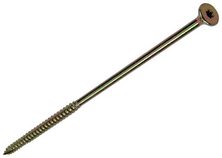 Mack 1006994 - spaanplschrf. vzkop-zelfb geelverz. 50 st 6 x 160 mm | 2 stuks