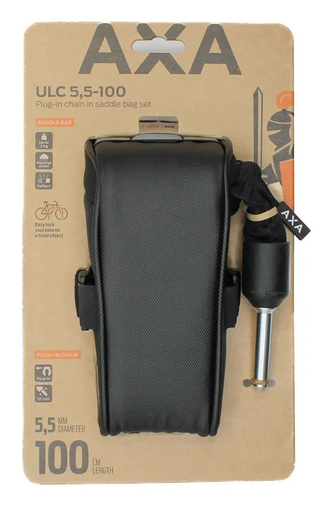 Axa insteekketting ulc 100 5,5 - zwart