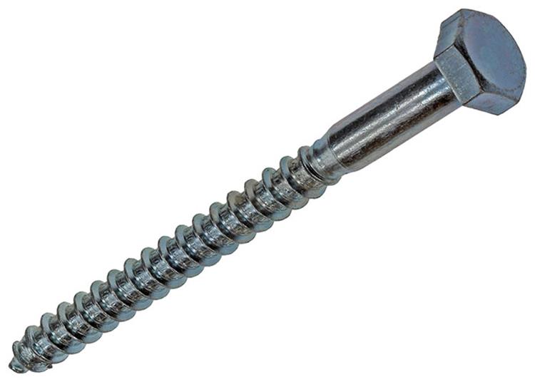 Mack 1007047 - houtdraadbout staal verzinkt 40 st 10 x 120 mm | 1 stuks
