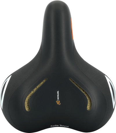 Selle royal zadel lookin relaxed stracciatella zwart