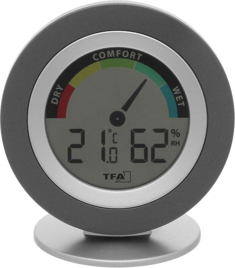 Tfa dostmann tfa digitale thermo hygrometer - rond