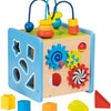 Goki houten activiteitenkubus 32,5 cm