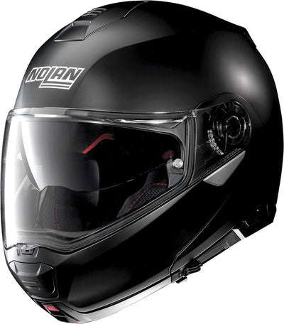 Nolan n100-5 classic flat zwart n-com 010 systeemhelm - motorhelm - maat l