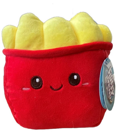Van manen fluffy menu fastfood pluche speelgoed knuffel multicolor 16cm.