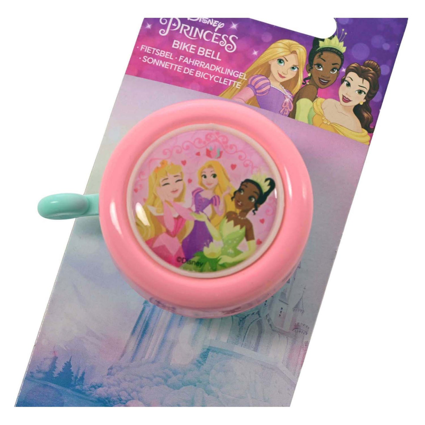 Disney prinzessin disney princess fietsbel - meisjes - roze blauw