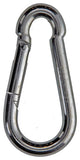Mack 1008437 - 1 karabijnhaak + veer 8 x 80mm verzinkt | 10 stuks