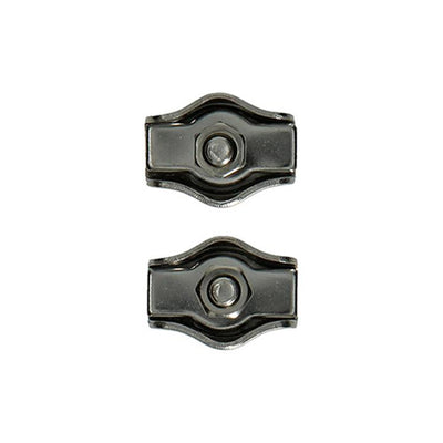 Mack 1008449 - 2 staaldraadklemmen 3mm simplex inox | 10 stuks
