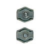 Mack 1008493 - 2 staaldraadklemmen 4mm simplex verzinkt | 10 stuks