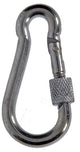 Mack 1008494 - 1 karabijnhaak + borgsl. 6 x 60mm verzinkt | 10 stuks