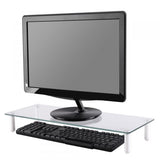 Neomounts nsmonitor10 lcd crt monitor standard lifter, 25 kg max, transparant modern desi - afbeelding 1