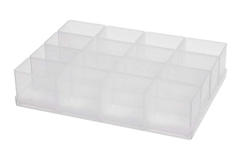 Raaco inzetbakjes 55 a9-1, (16st.) op tray - 105347 105347