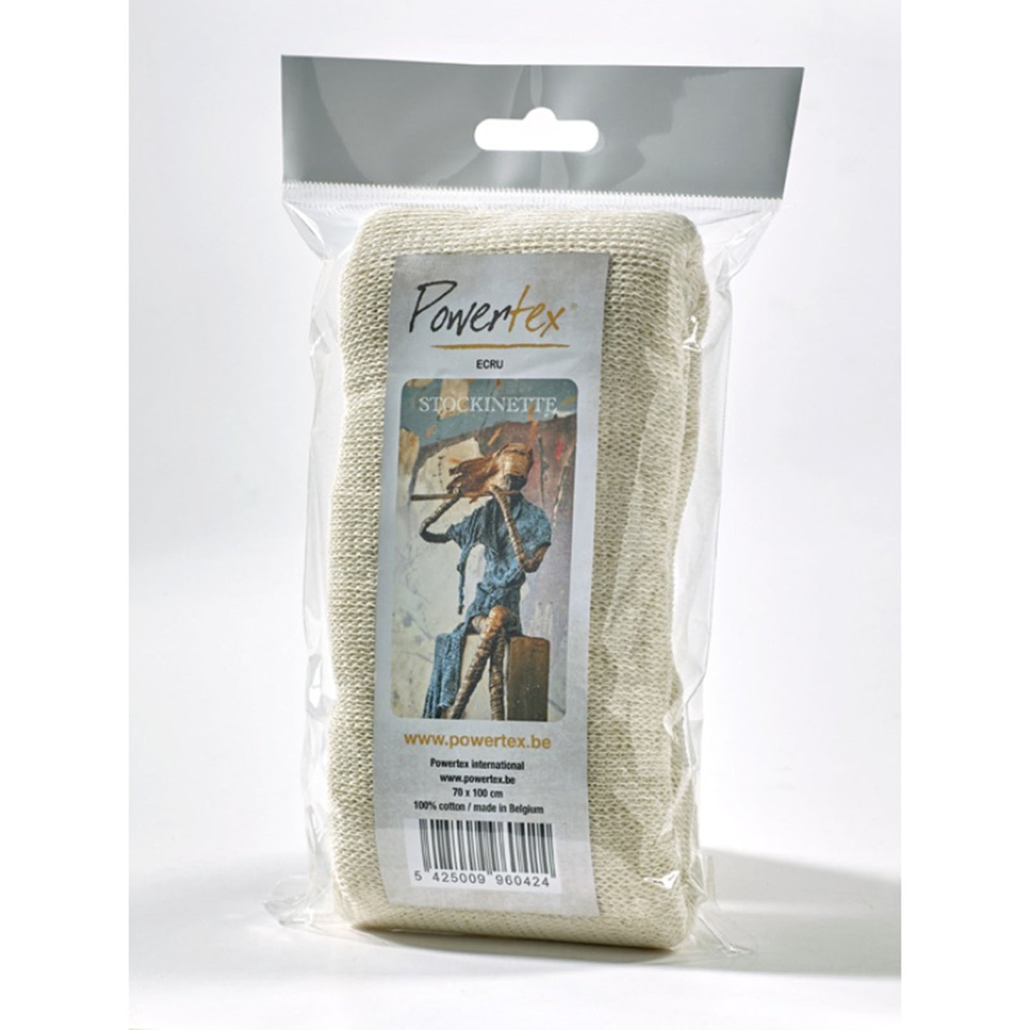 Powertex • stockinette 70x100cm ecru