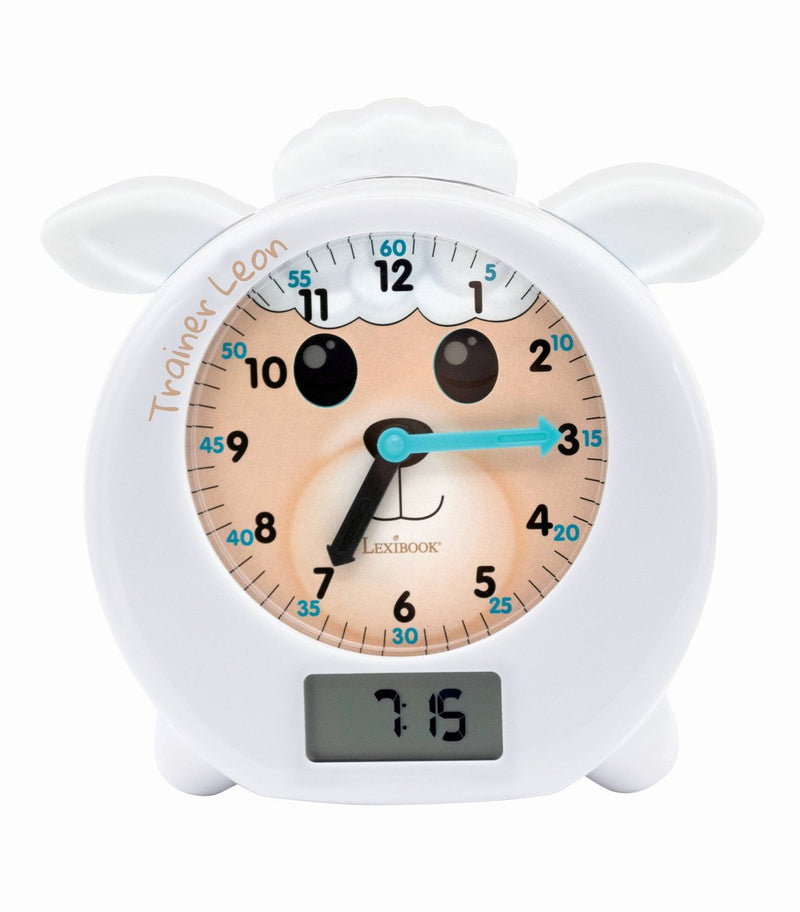 Lexibook leon. my sleep trainer educatieve wekker met vertelfunctie en verlichting (de versie)