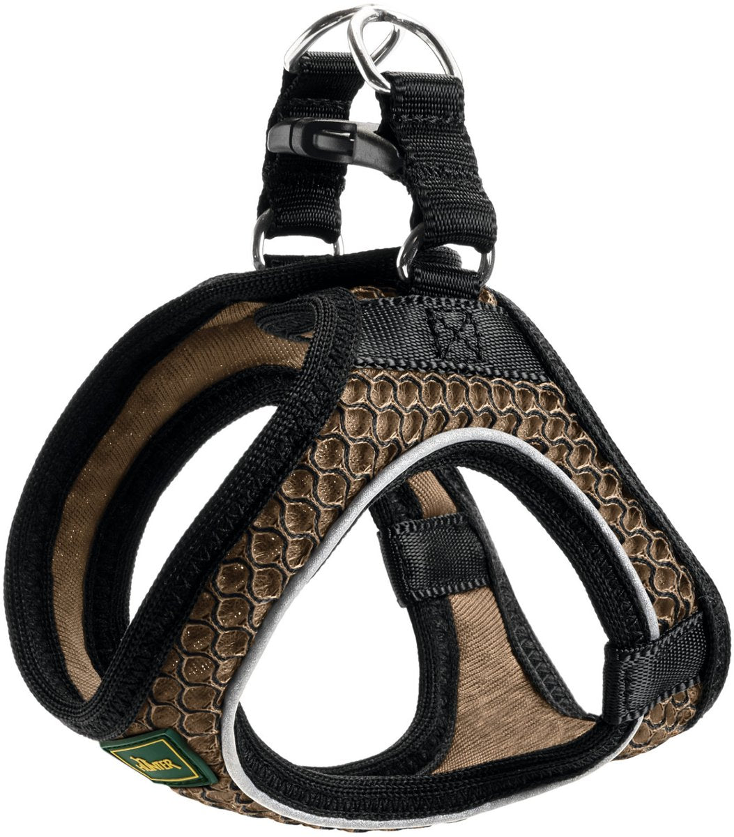 Hunter harnas hilo comfort bruin - hondenharnas - s m 48-55 52-58 cm