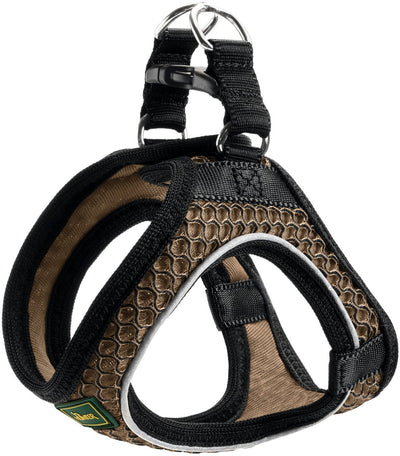 Hunter harnas hilo comfort bruin - hondenharnas - s m 48-55 52-58 cm
