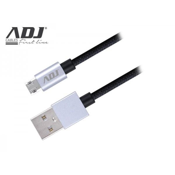 Adj adj 110-00089 reversible usb 2.0 micro usb cable ai219, 1.5m, nylon