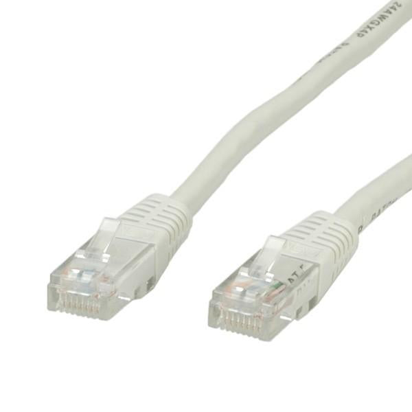 Adj adj 310-00045 cat6e networking cable, rj45, utp, unscreened, 5m, white