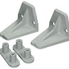 Mack 1010114 - 2 stoothaken trapezium voor rolluik wit 42mm | 10 stuks