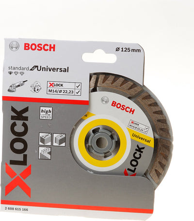 Bosch x-lock - diamantdoorslijpschijf - 125 mm - universeel