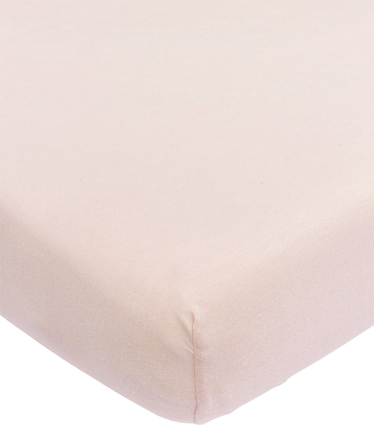 Meyco baby uni hoeslaken ledikant - soft pink - 60x120cm