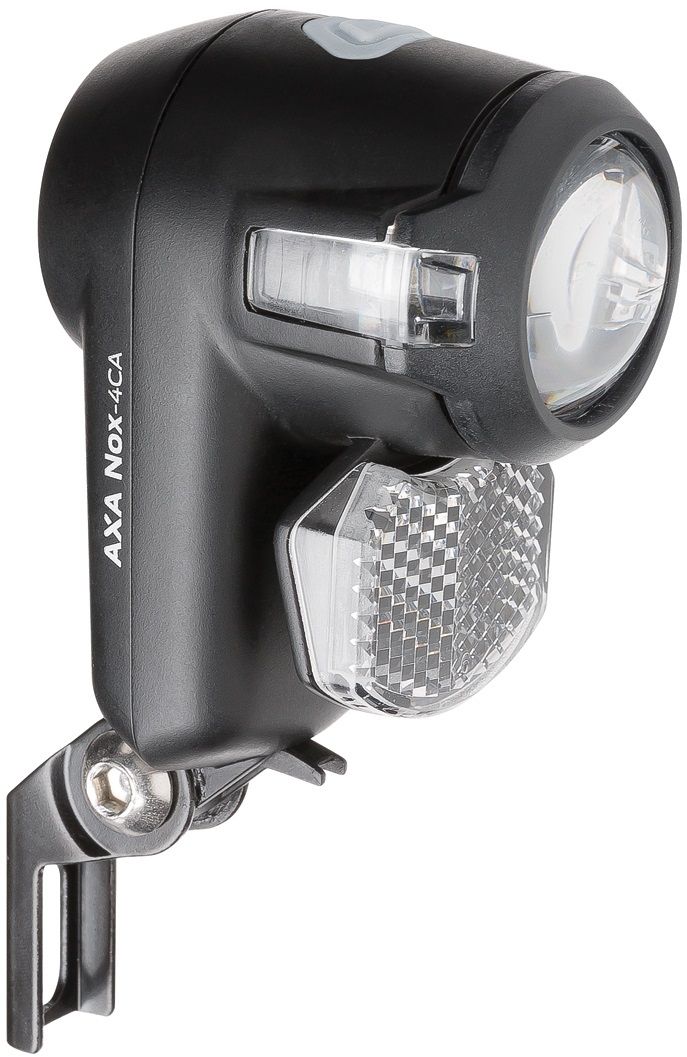 Axa koplamp nox city - 4 lux -auto off - zwart