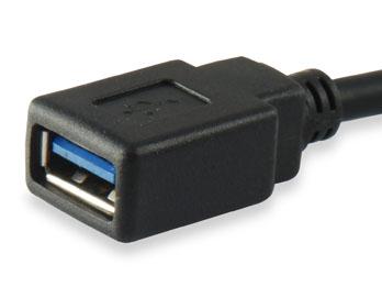 Equip equip 133455 usb 3.0 cable type c male to type a female, 15cm